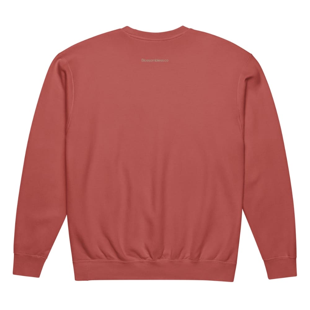 Red sweatshirt on a white background