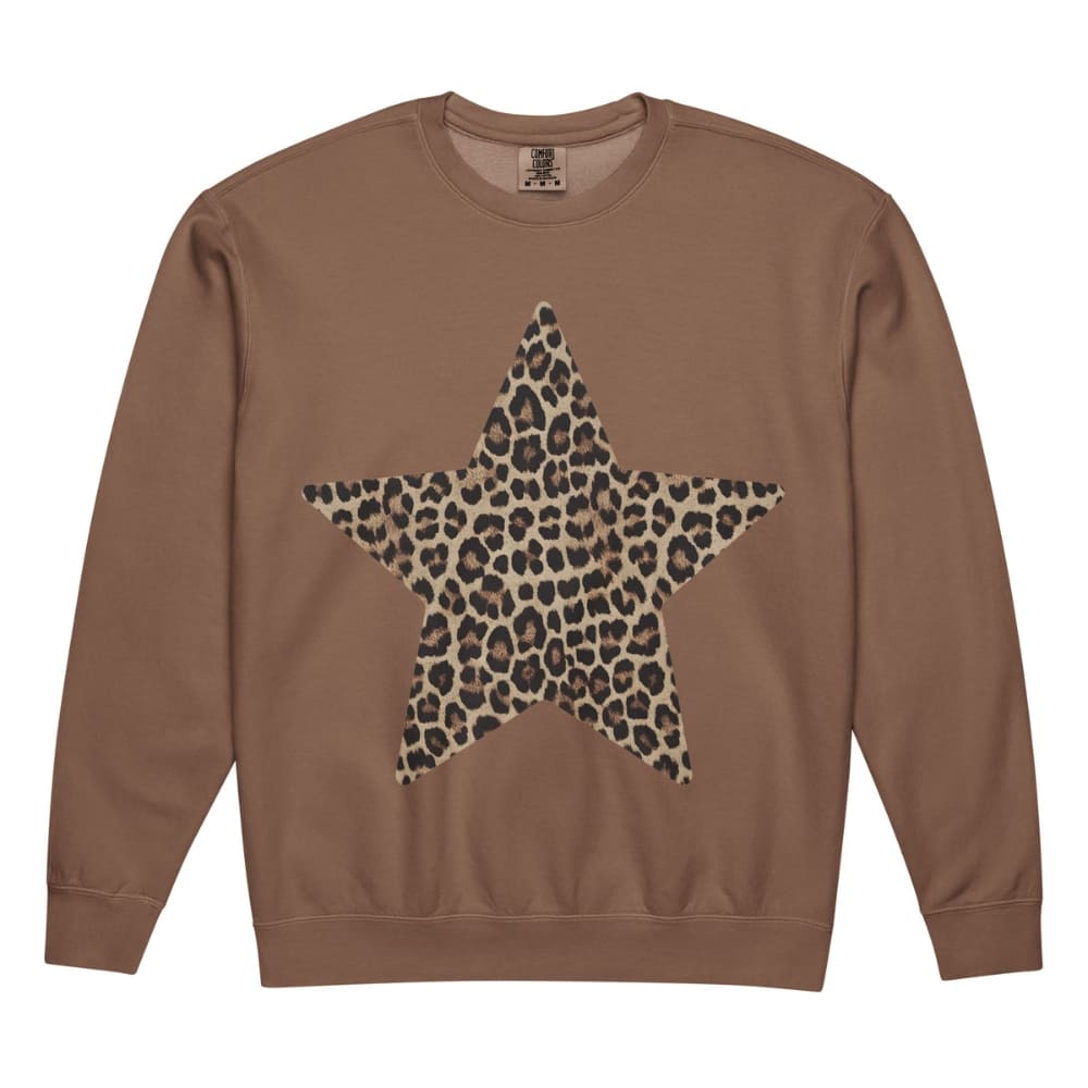 The Leopard Star™ Comfort Colors® Crewneck