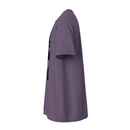 Purple t-shirt on a white background