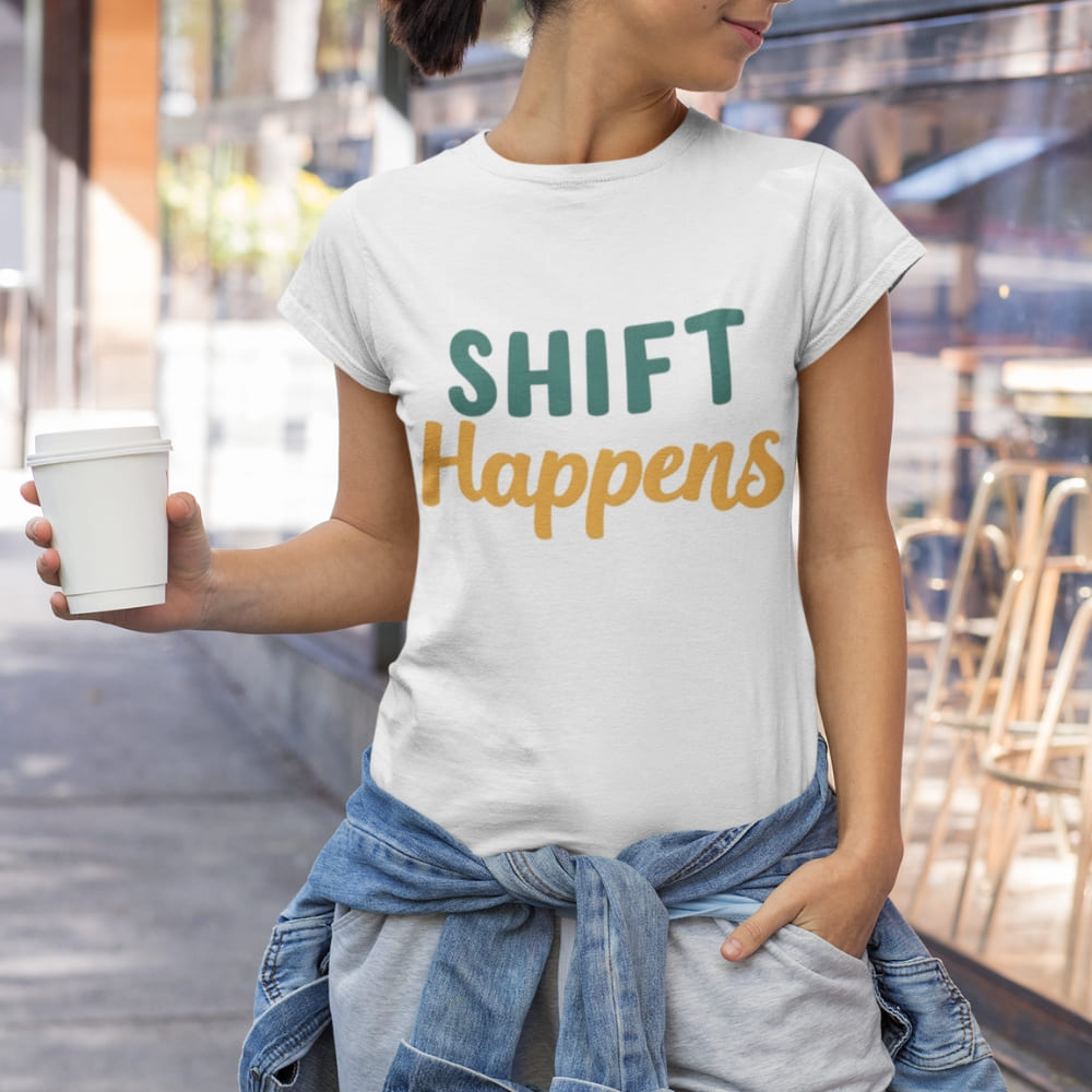 SHIFT Happens Heavyweight Cotton Nurse T-Shirt