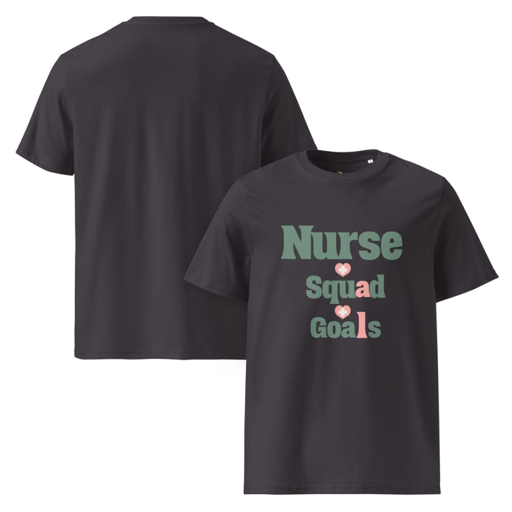 Nurse Squad Goals T-Shirt | Cute Organic Cotton Medical Team Tee | Nurse Gift