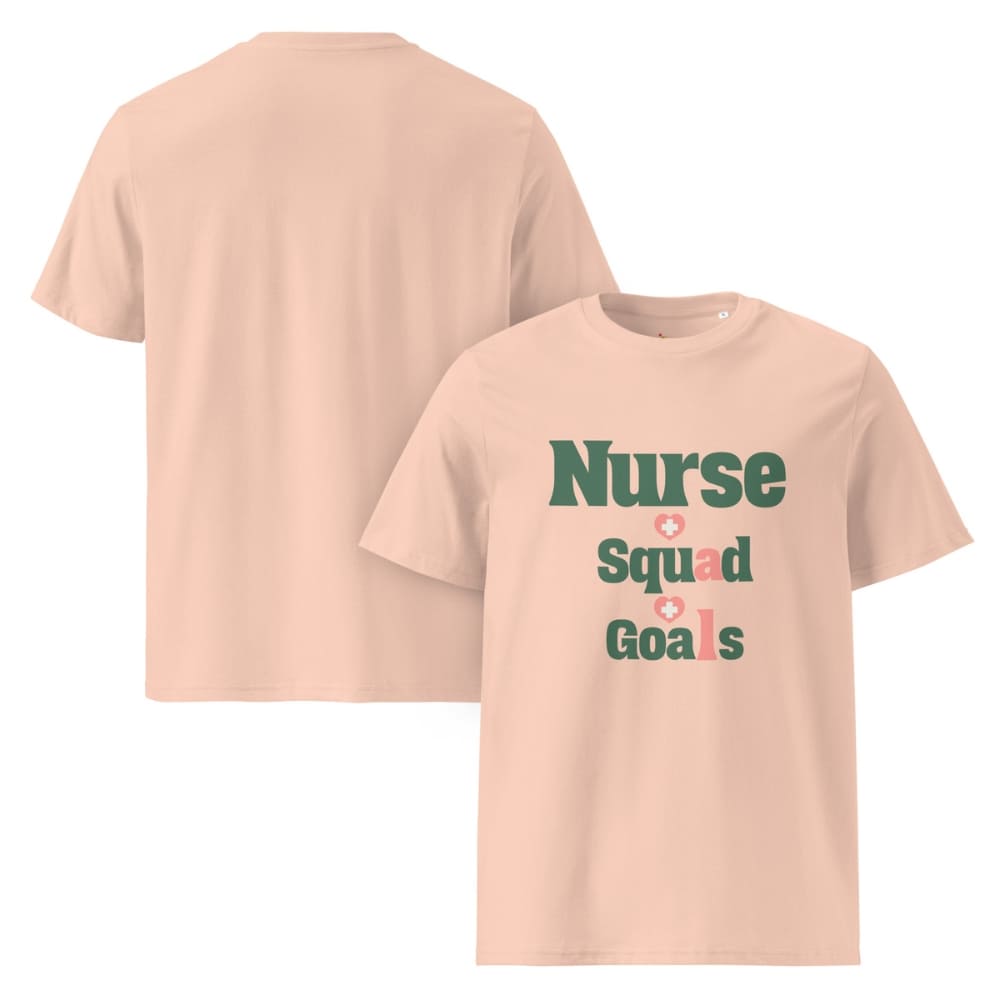 Nurse Squad Goals T-Shirt | Cute Organic Cotton Medical Team Tee | Nurse Gift