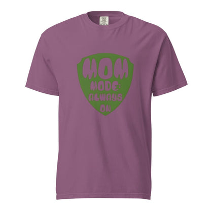 Mom Mode Always On T-Shirt | Garment-Dyed Heavyweight Cotton Tee | Funny Mom Life Gift