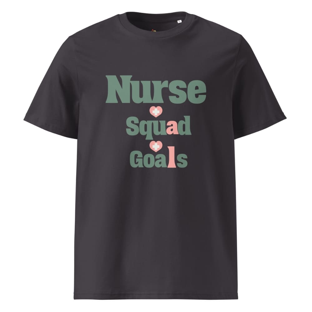 Nurse Squad Goals T-Shirt | Cute Organic Cotton Medical Team Tee | Nurse Gift