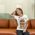 Fueled by Caffeine and Chaos Teacher T-Shirt – Organic Cotton Graphic Tee for Educators & Creatives