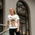 Fueled by Caffeine and Chaos Teacher T-Shirt – Organic Cotton Graphic Tee for Educators & Creatives