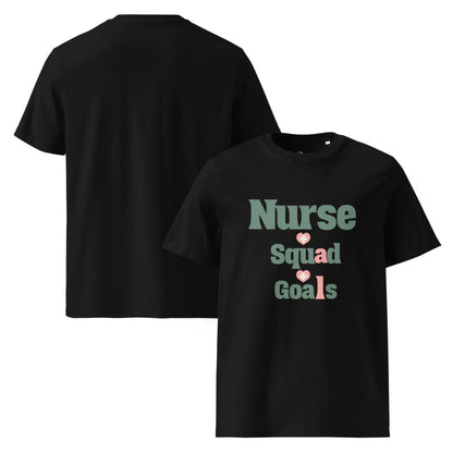 Nurse Squad Goals T-Shirt | Cute Organic Cotton Medical Team Tee | Nurse Gift