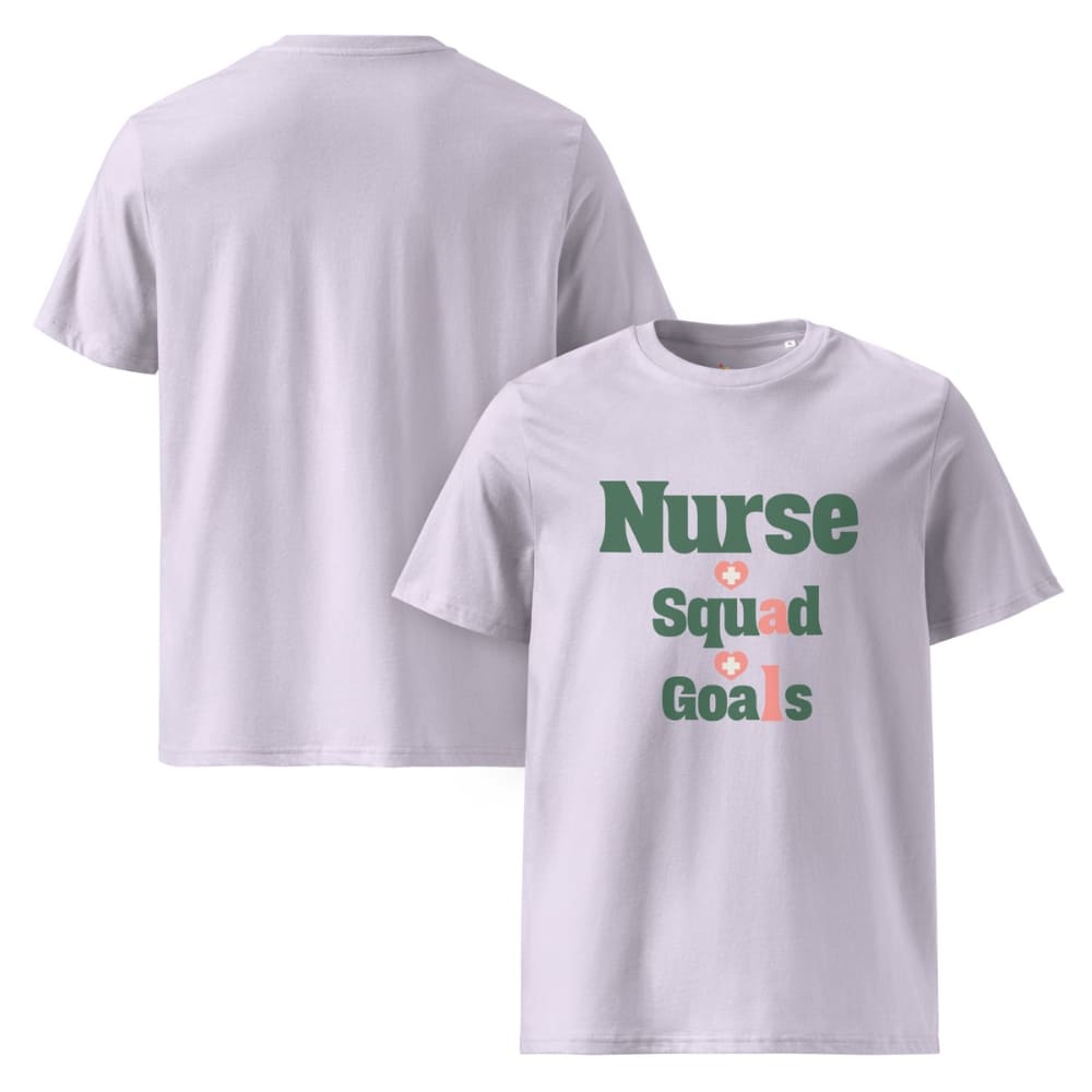 Nurse Squad Goals T-Shirt | Cute Organic Cotton Medical Team Tee | Nurse Gift
