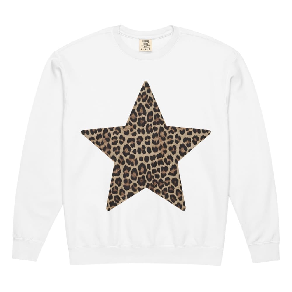 The Leopard Star™ Comfort Colors® Crewneck