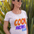 Cool Moms Club T-Shirt | Organic Cotton Mom Tee | Trendy Eco-Friendly Gift