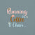 Running On Coffee & Chaos Garment-Dyed T-Shirt | Funny Mom Life Cotton Tee | Gift for Busy Moms