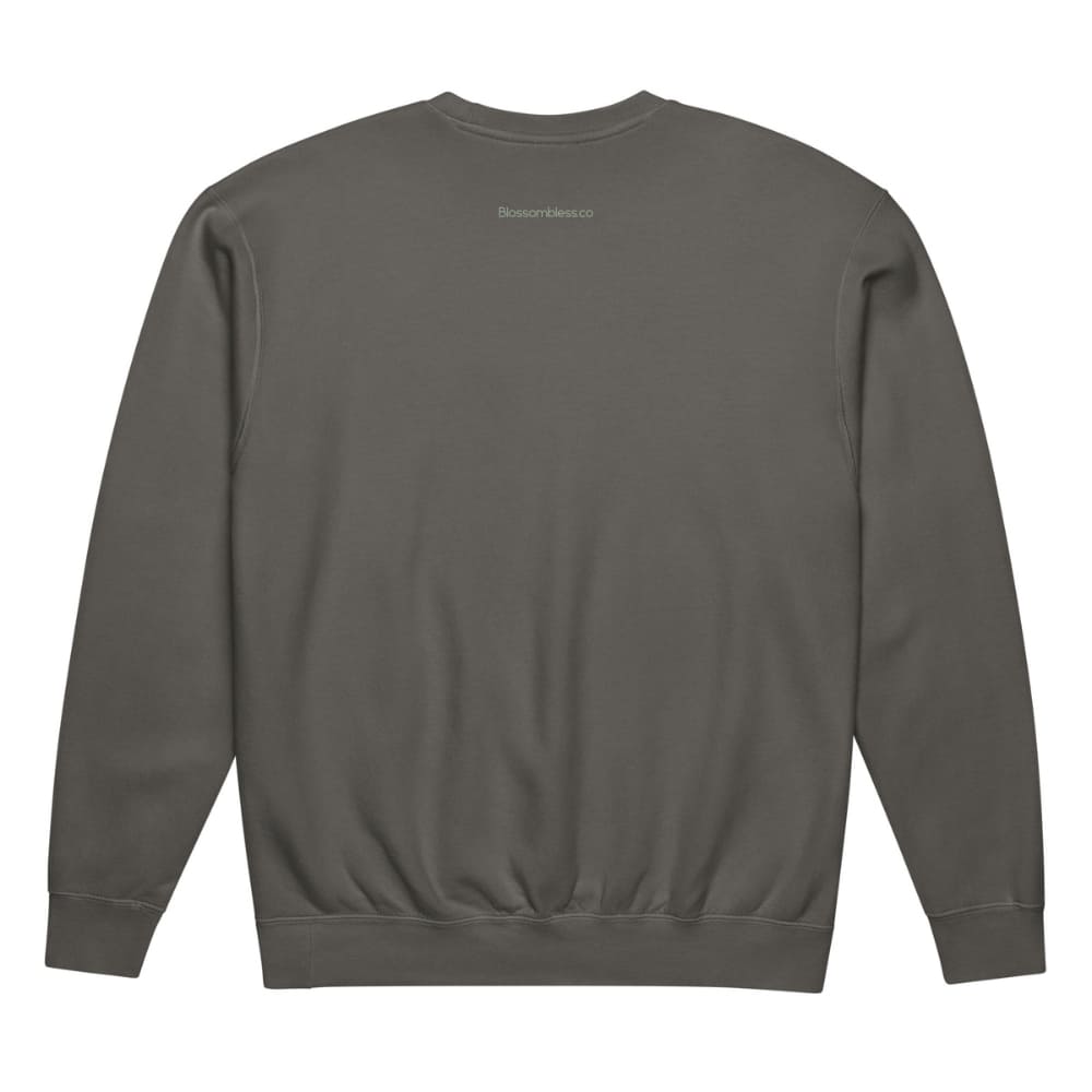 Gray sweatshirt on a white background