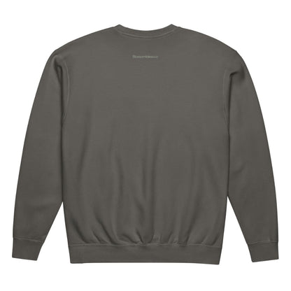 Gray sweatshirt on a white background