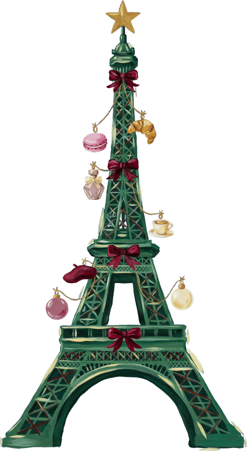 Tour de Noël™ hand-painted artwork