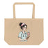 Coffee Nurse Life – Large Organic Cotton Tote Bag