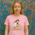 Peaceful Mom and Child Coffee T-Shirt – Garment-Dyed Cotton Comfort