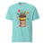 Fueled by Caffeine and Chaos Teacher T-Shirt – Organic Cotton Graphic Tee for Educators & Creatives