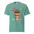 Fueled by Caffeine and Chaos Teacher T-Shirt – Organic Cotton Graphic Tee for Educators & Creatives
