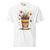 Fueled by Caffeine and Chaos Teacher T-Shirt – Organic Cotton Graphic Tee for Educators & Creatives