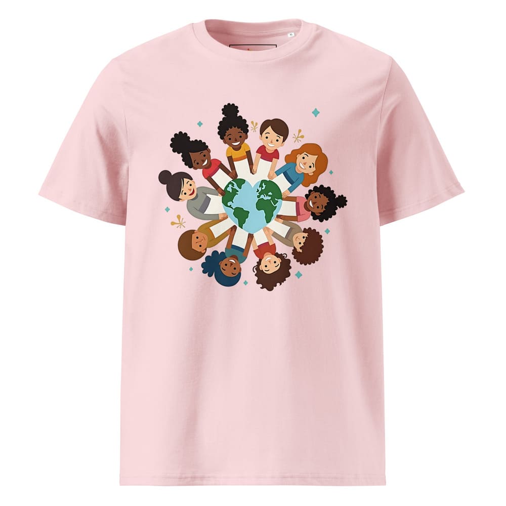 Diversity Kids Around the World T-Shirt – Heart Earth Organic Cotton Tee