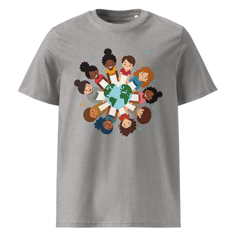 Diversity Kids Around the World T-Shirt – Heart Earth Organic Cotton Tee