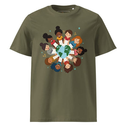 Diversity Kids Around the World T-Shirt – Heart Earth Organic Cotton Tee