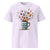 Fueled by Caffeine and Chaos T-Shirt – Funny Organic Cotton Tee for Teachers & Coffee Lovers