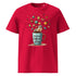 Fueled by Caffeine and Chaos T-Shirt – Funny Organic Cotton Tee for Teachers & Coffee Lovers