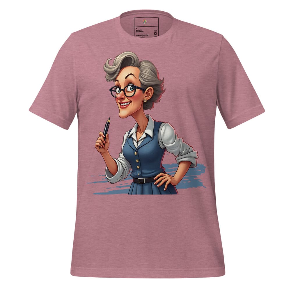 Confident Teacher T-Shirt – Fun Vintage Graphic Tee for Smart Educators