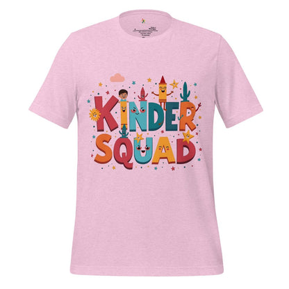 Kinder Squad T-Shirt – Colorful Kindergarten Teacher Shirt | Back to School Tee