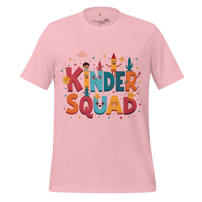 Kinder Squad T-Shirt – Colorful Kindergarten Teacher Shirt | Back to School Tee
