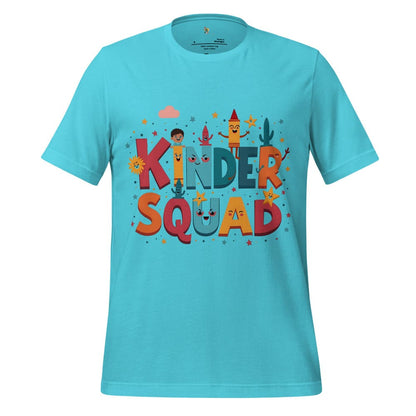 Kinder Squad T-Shirt – Colorful Kindergarten Teacher Shirt | Back to School Tee